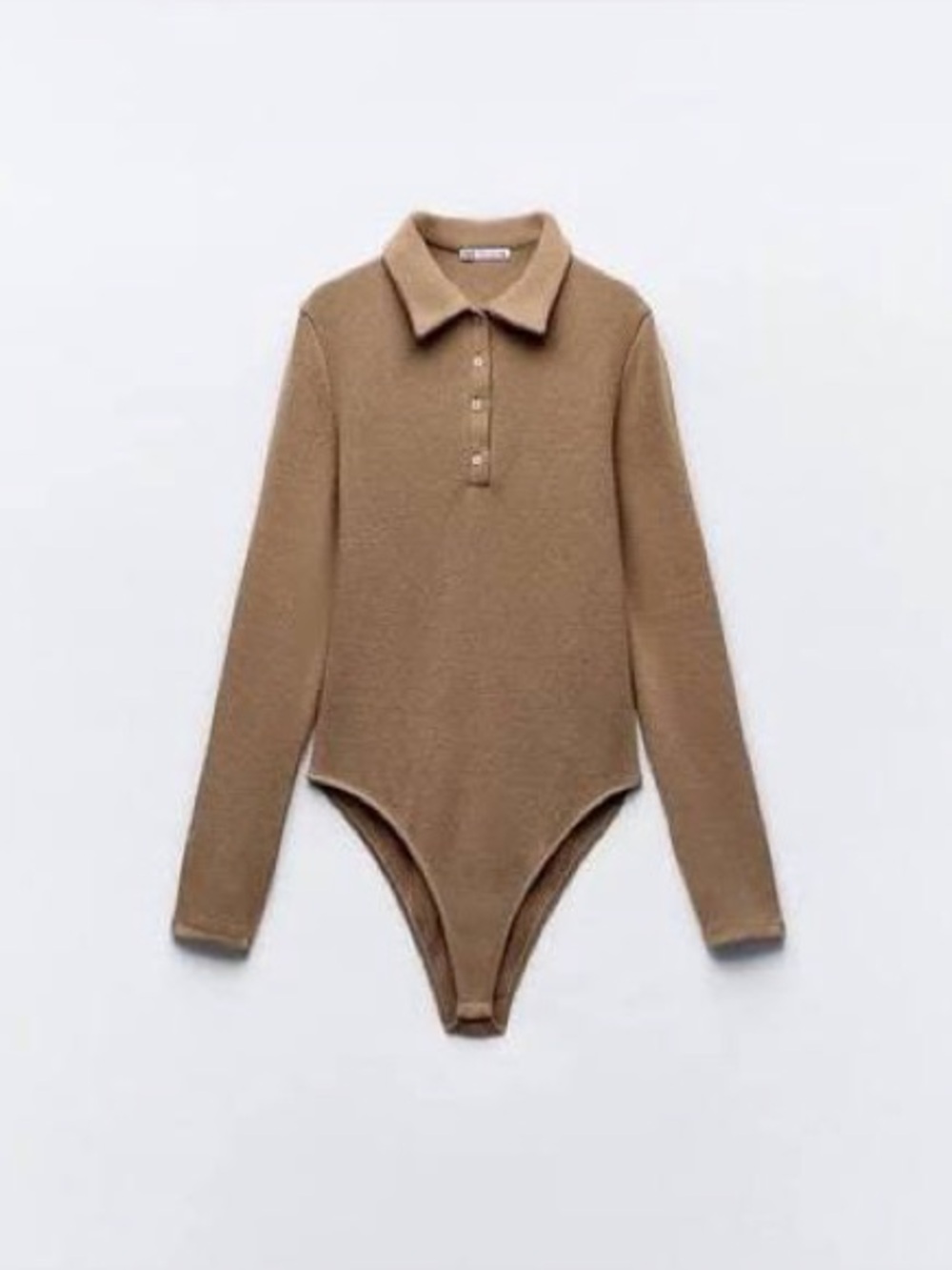 Zara polo knit bodysuit